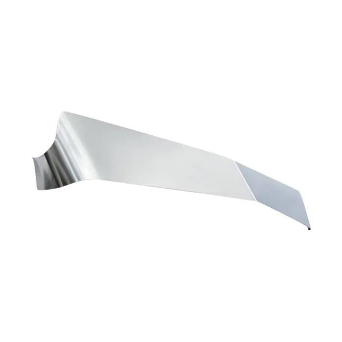 Freightliner Classic. Visor Bowtie 13” To 8.5” Ss Plain Flat Top Mirror Bracket On Cabin 1