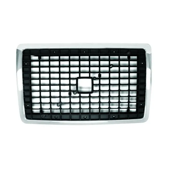Fortpro Black Grille Set With Chrome Surround Compatible With Volvo Vnm, Vnl 2004-2018 1