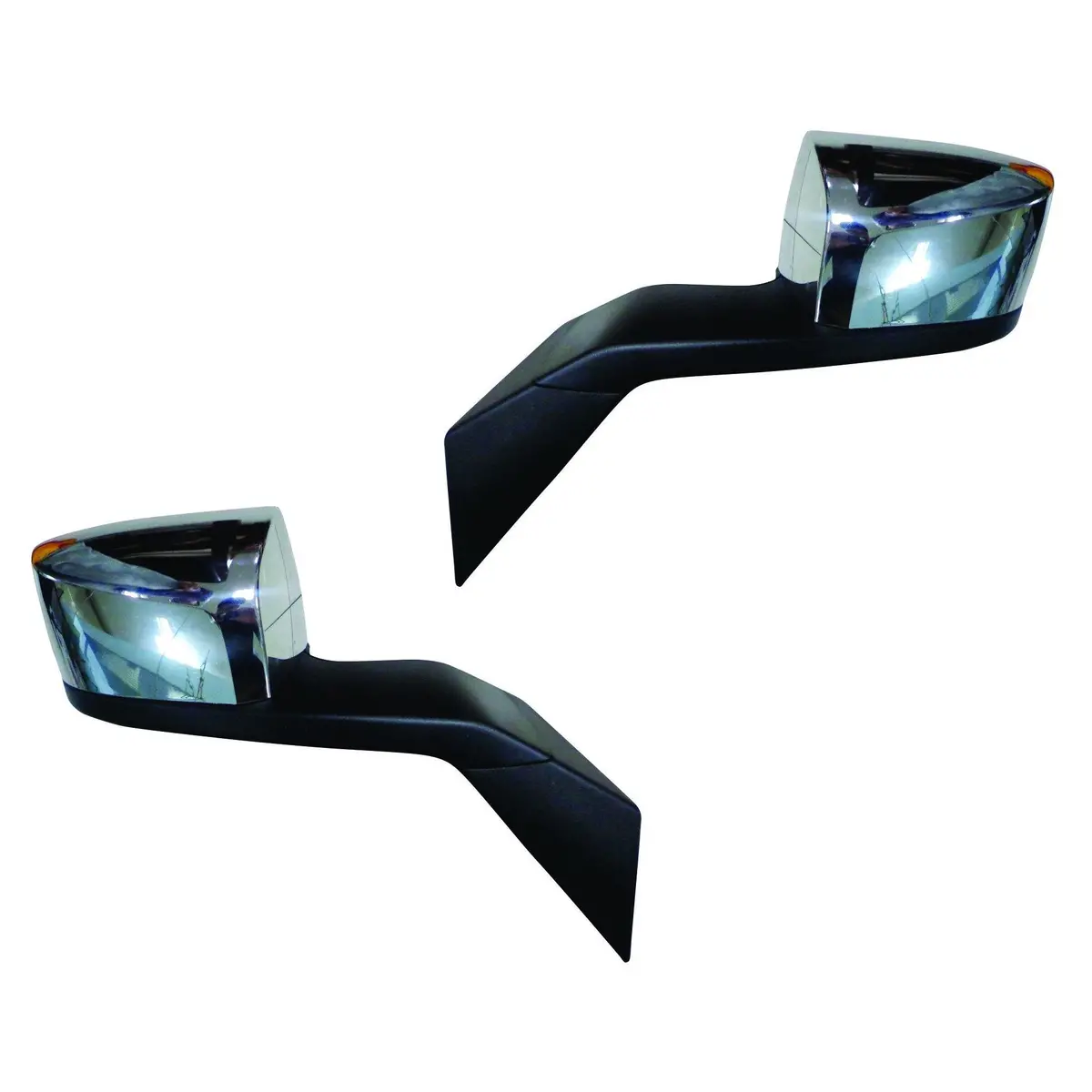 Fortpro Hood Mirror With Mounting Plates Replacement For Volvo Vnl 2004-2016 1