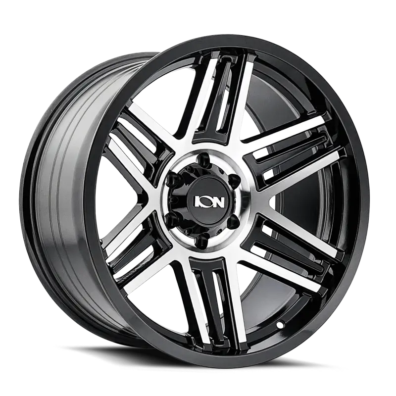Ion Type 147 Black/Machined Wheel – 17X9, 8X170 Bolt Pattern, Zero Offset, 125.2Mm Hub Bore 1