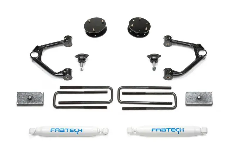 Fabtech 19-21 Gm C/K1500 P/U 3In Budget Sys W/Perf Shks 1