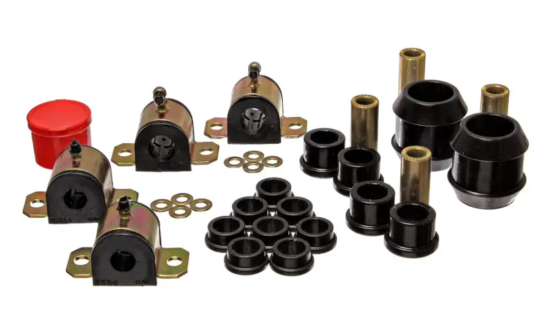Energy Suspension Hyper-Flex Black Polyurethane Master Bushing Kit For 2000–2005 Toyota Celica 1