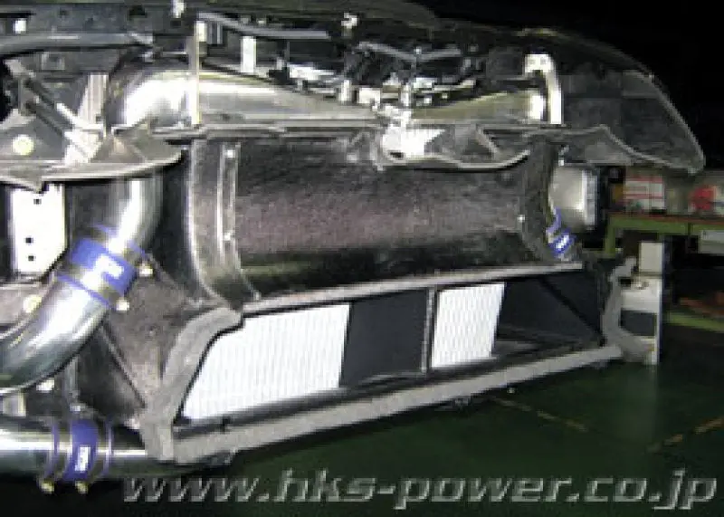 Hks Front-Mount Intercooler Kit For 2009+ Nissan Gt-R R35 – Includes Carbon Air Duct And Complete Piping Assembly 1