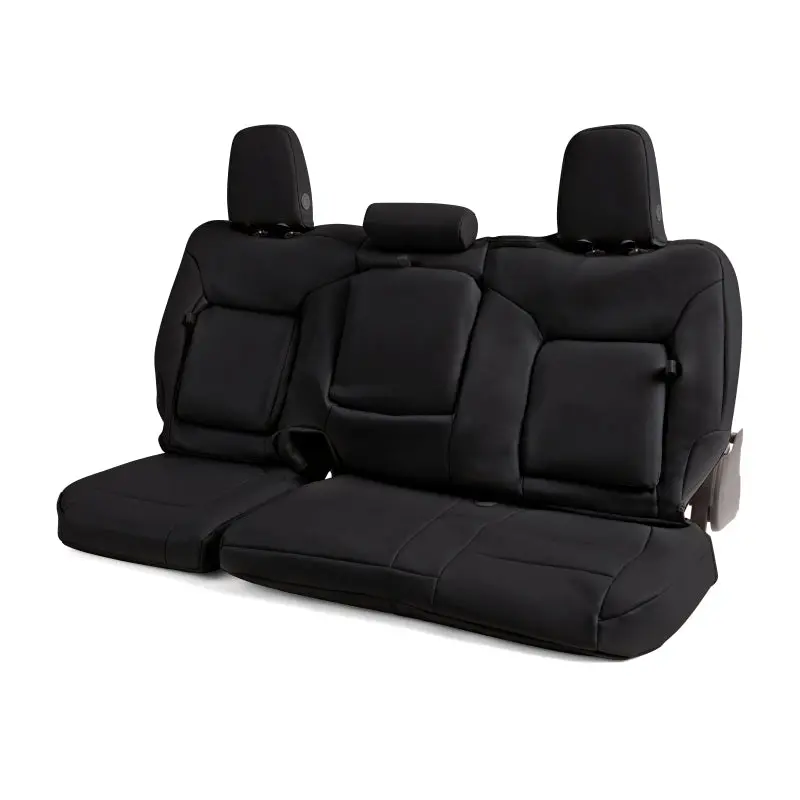 Covercraft Precisionfit Leatherette Seat Covers For Second Row Of 2019–2024 Chevrolet Silverado — Black 1