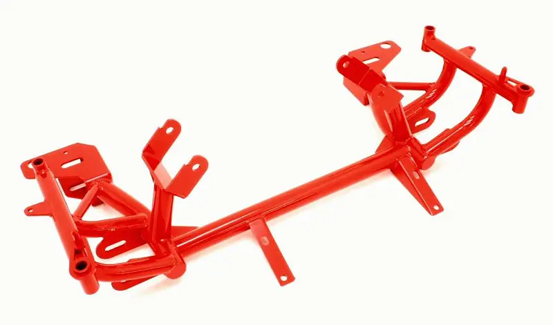 Bmr K-Member For 1998–2002 F-Body – Compatible With Turbo Ls1 Engine And Pinto Rack Mounts, Finished In Red 1