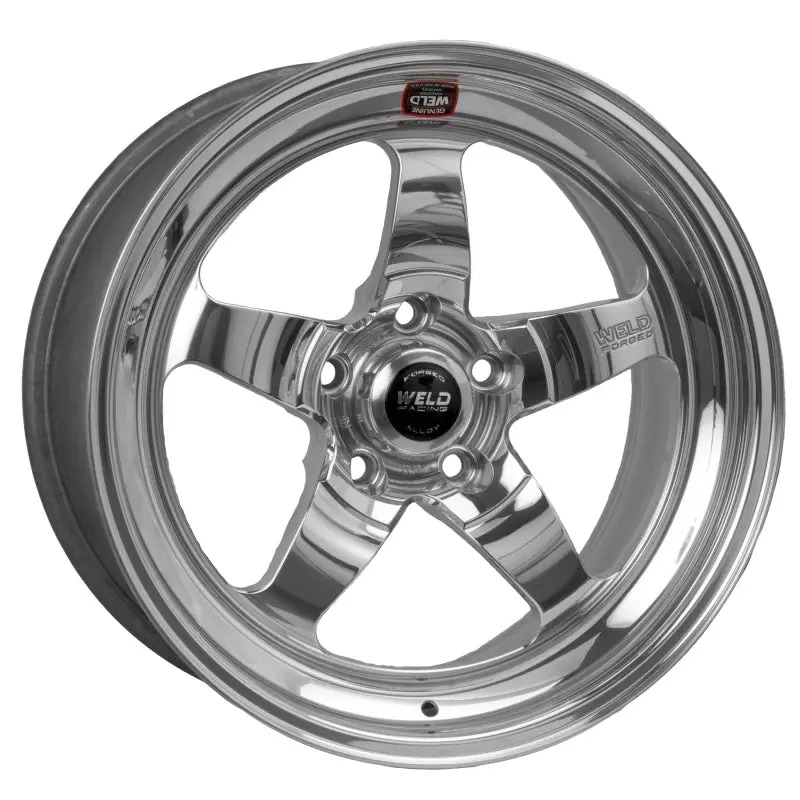 Weld S71 Polished Aluminum Wheel – 17X8 Inch, 5X120Mm, 5.2In Backspace, High-Pad Design 1