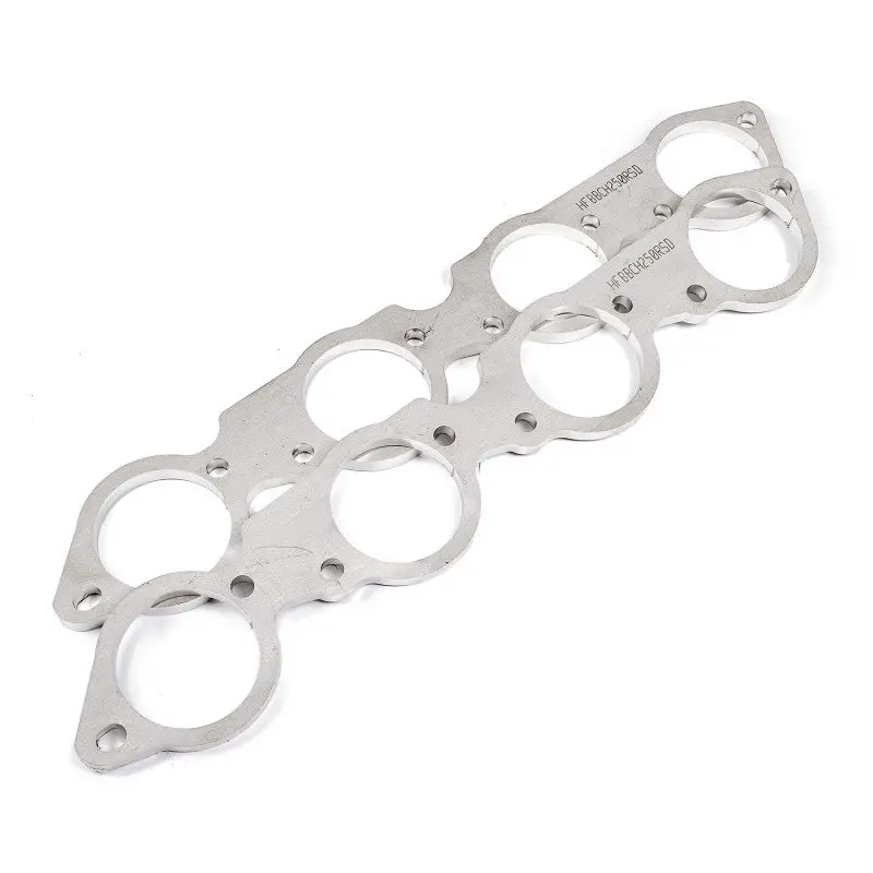 Stainless Works 2.5-Inch Round-Port Exhaust Flanges – 304 Stainless Steel, Designed For Raised-Port Big-Block Chevy Cylinder Heads 1