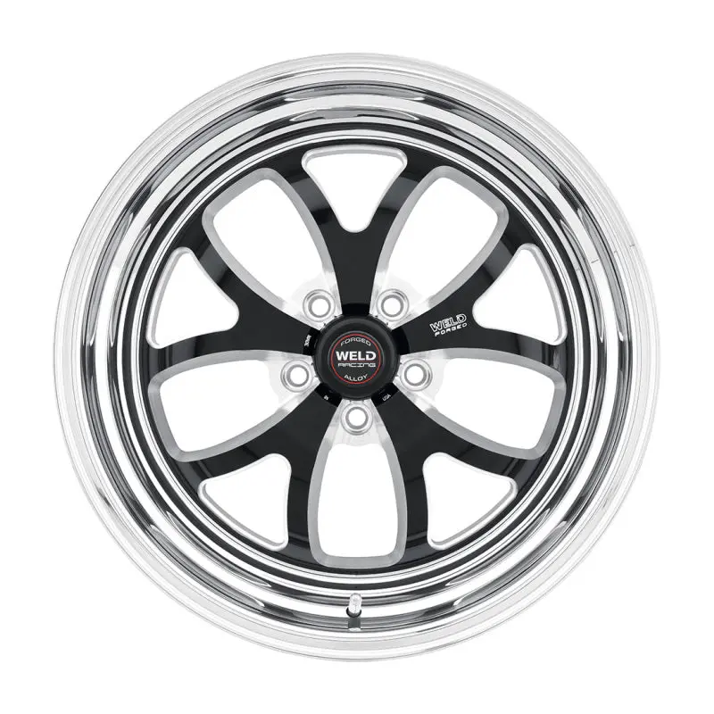 Weld S76 17X10 / 5X115Mm Bp / 6.8In Bs Black Wheel (Medium Pad) - Non-Beadlock 1