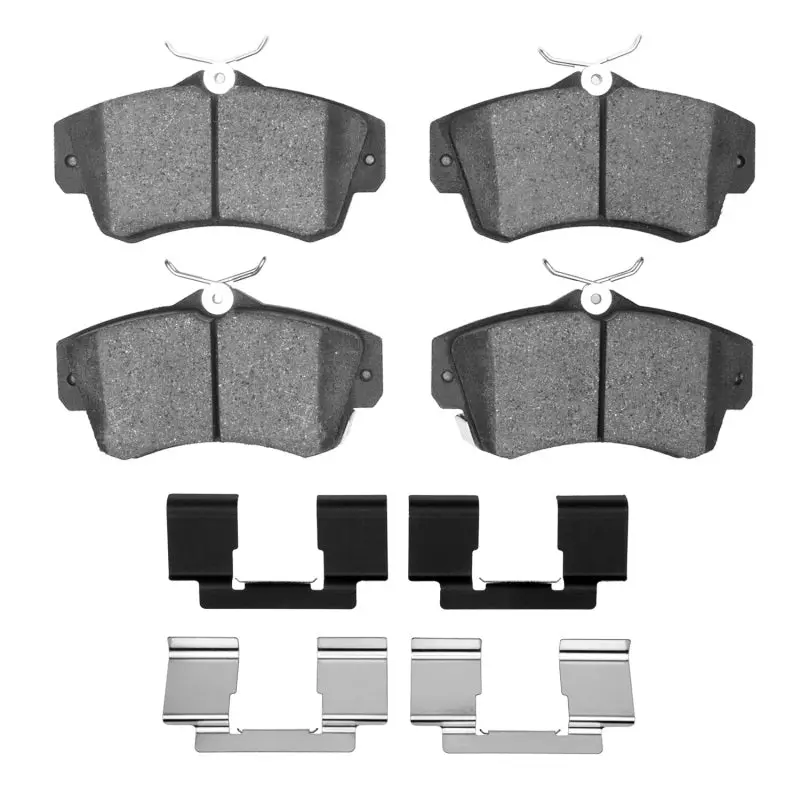 R1 Front Semi-Metallic Brake Pad & Hardware Kit For 2001–2010 Chrysler Pt Cruiser 1