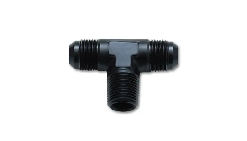 Vibrant Aluminum -4An To 1/8-Inch Npt Flare-To-Pipe Tee Adapter Fitting 1