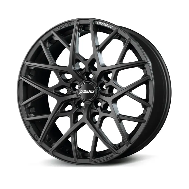 Versus Vv25M Alloy Wheels – 19X8.0", +38Mm Offset, 5X114.3 Bolt Pattern, Matte Super Dark Gunmetal 1
