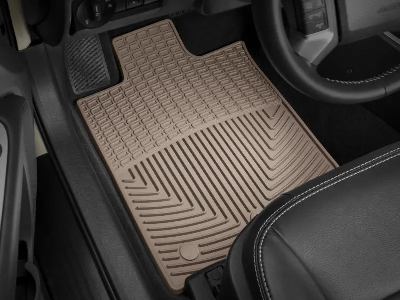 Weathertech All-Weather Rubber Floor Mats – Front Row, Tan Color 1