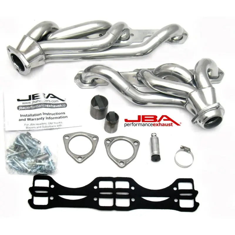 Jba Ceramic-Coated Headers For Gm Trucks (1965–1986) – 1-5/8In Primary Tubes, A.I.R. Compatible, Cat4Ward Design 1