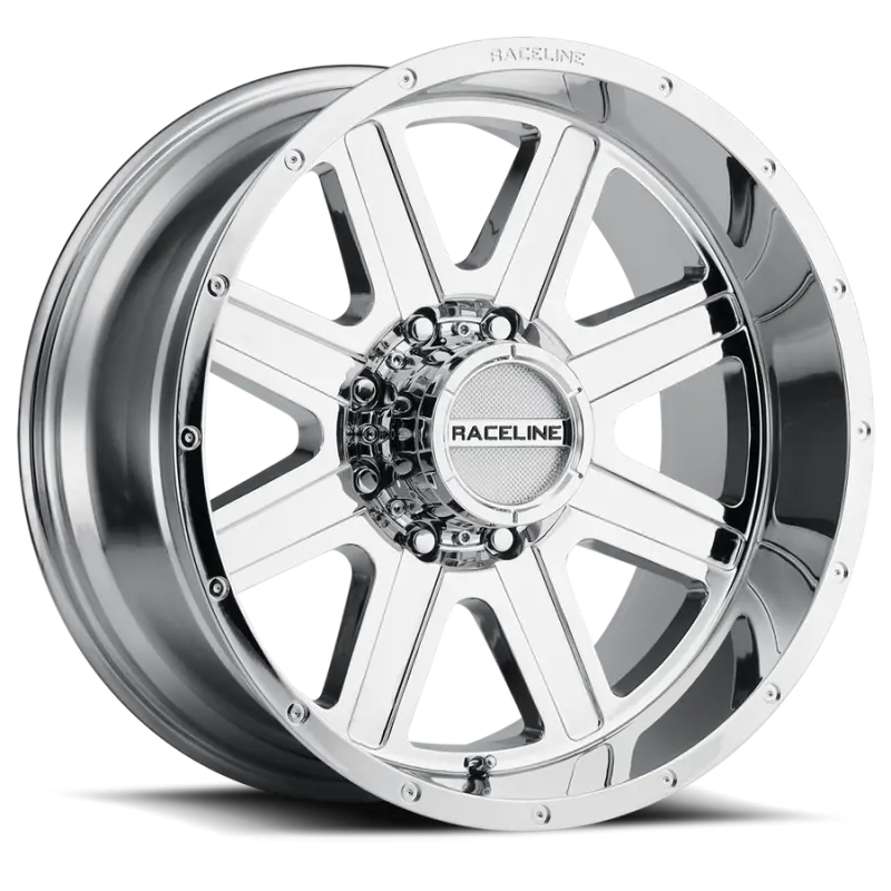 Raceline 940C Hostage 20X9In / 6X135 Bp / 12Mm Offset / 87.1Mm Bore - Chrome Wheel 1