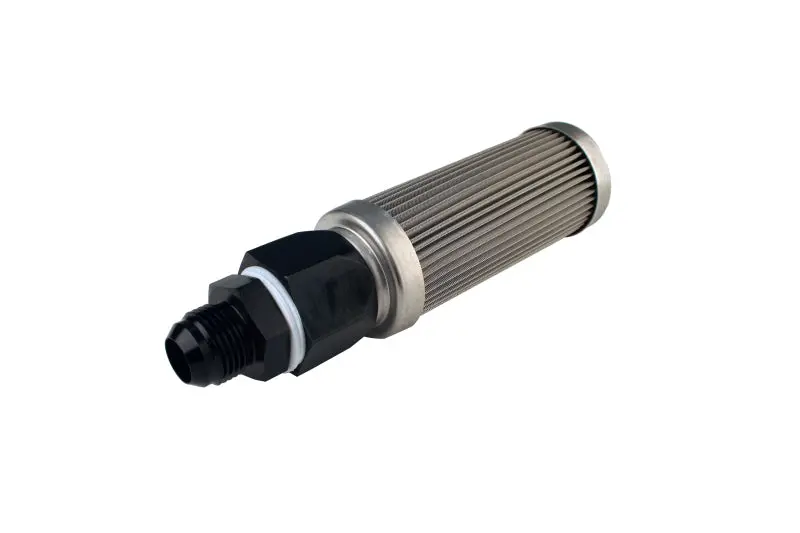 Aeromotive Stealth In-Tank Fuel Filter – Stainless Steel, 100-Micron, -10An Bulkhead 1