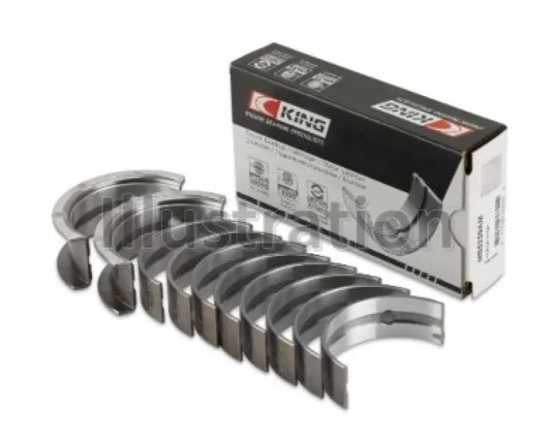 King Engine Bearings Main Bearing Set For Nissan L13/L14/Z18 Engines – Oversize +1.0Mm 1