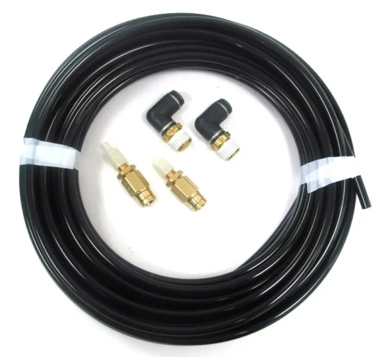 Ridetech Air Spring Inflation Kit – Includes Two Schrader Valves & 90-Degree Fittings 1