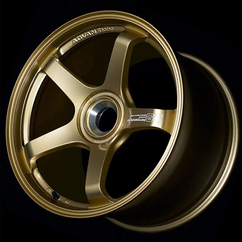 Advan Gt Racing Wheel – 19X9.5 Inches, +45 Offset, Cl-Cl Brass Gold Finish 1