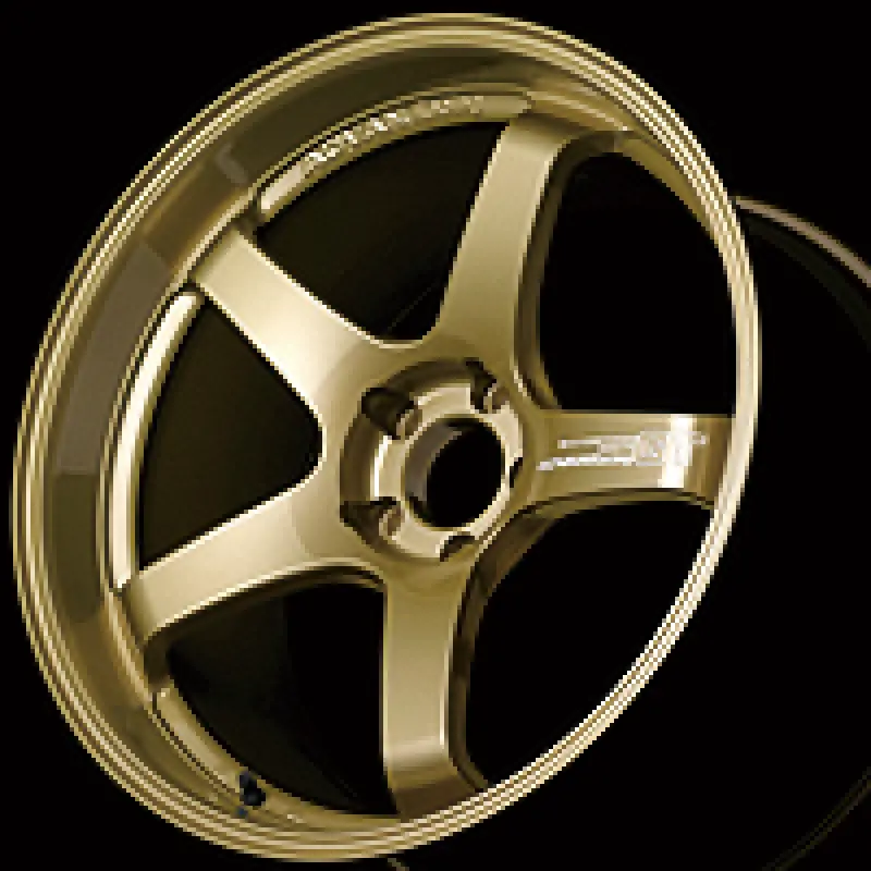 Advan Gt Premium Racing Wheel – 20X10.0 Inch, +35 Offset, 5X114.3 Bolt Pattern, Gold Metallic Finish 1
