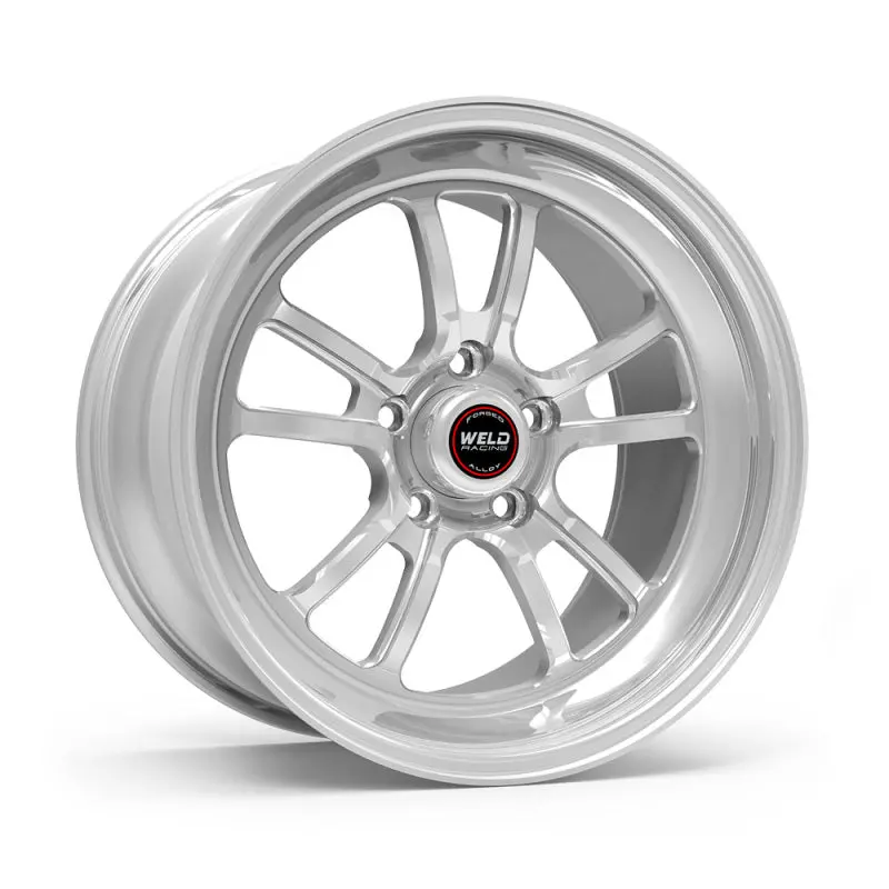 Weld Racing S70 Rt-S Polished Aluminum Wheel — 17X8", 5X114.3Mm Bolt Pattern, 5.8" Backspace 1