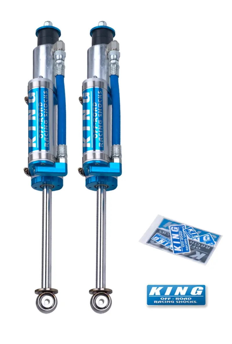 King 2.5In Remote Reservoir Front Shocks – Pair For 2005+ Ford F-250/F-350 4Wd Trucks 1