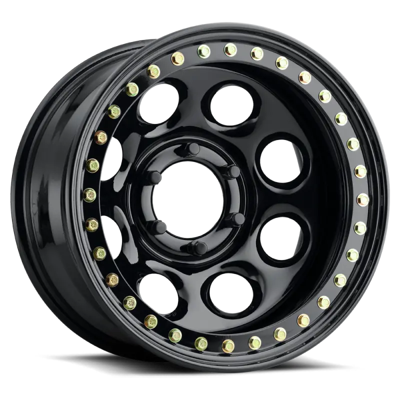 Raceline Rt81 Rock 17×9.5″ Beadlock Wheel – 8×165.1 Bolt Pattern, −44Mm Offset, 130.81Mm Bore, Gloss Black 1
