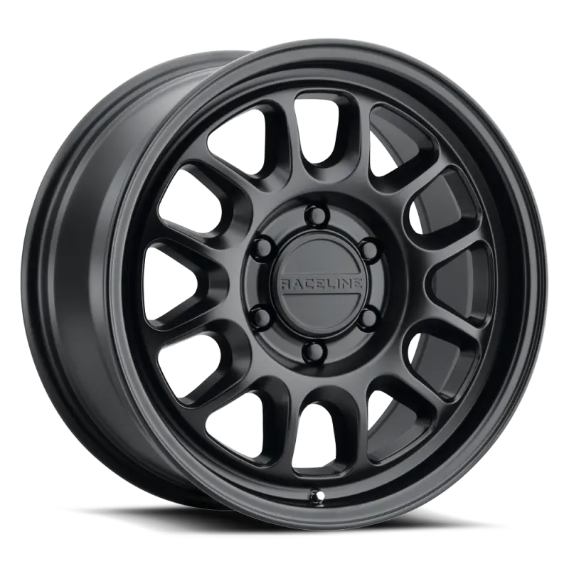 Raceline Rogue 17×8.5″ Beadlock Wheel – 6×135 Bolt Pattern, 0Mm Offset, 87.1Mm Center Bore, Satin Black 1