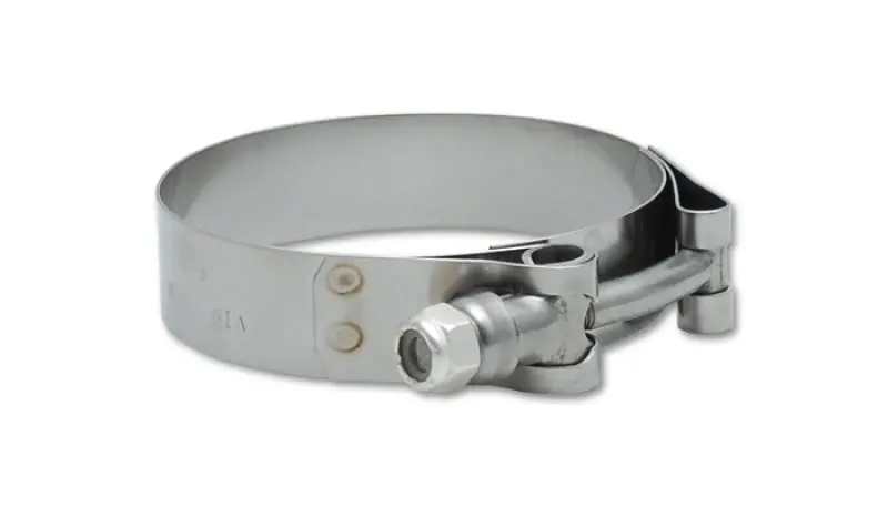 Vibrant Stainless Steel T-Bolt Clamp Pack – 2-Piece, 4.20"–4.60" Od Range (For 4" Id Couplings) 1