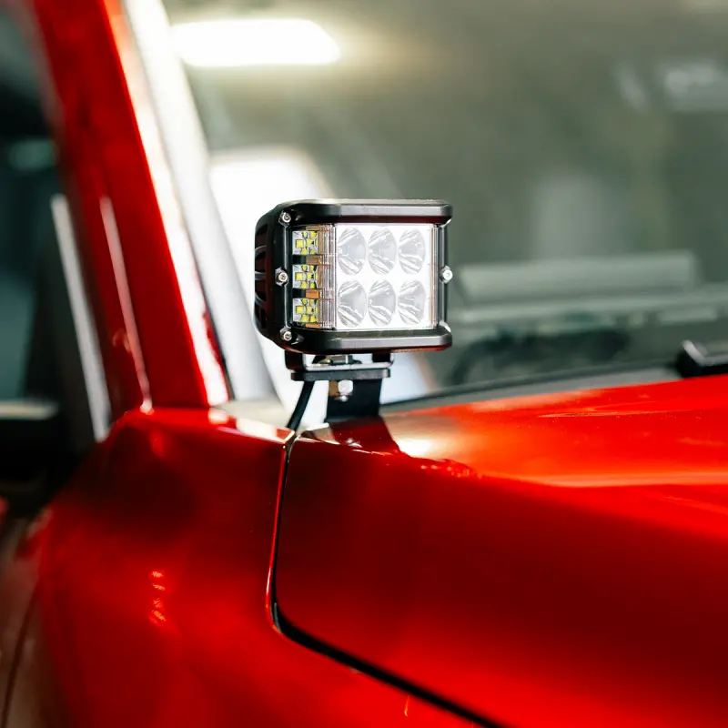 Cali Raised Ditch Light Mounting Kit For 2024+ Toyota Tacoma – Includes Two 27W Side-Projecting Led Pods 1