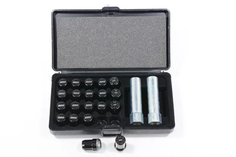 Bbs Mcgard Security Lug Nut Set – 12Mm X 1.5 Thread Pitch, Black Finish With Integrated Locking Mechanism 1