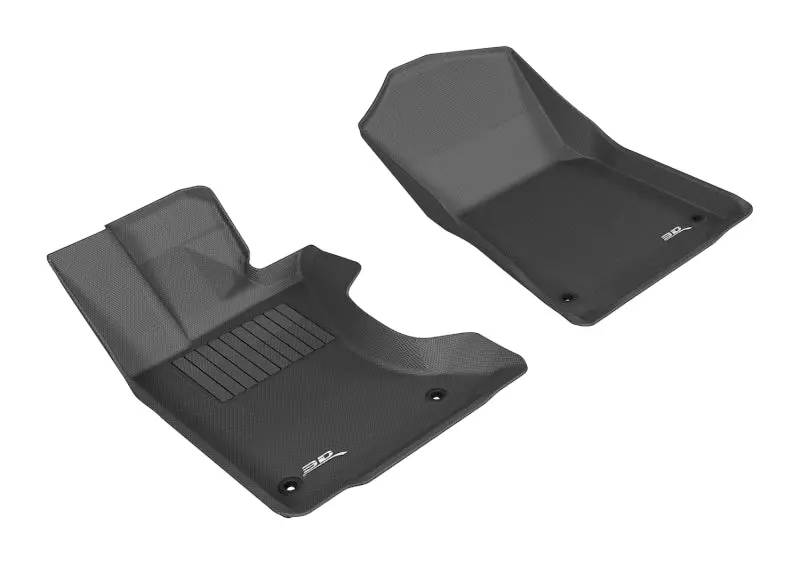 3D Maxpider Custom-Fit Floor Mats – First Row, Black, Designed For 2013–2019 Lexus Gs & Gs Hybrid (Kagu Platform) 1