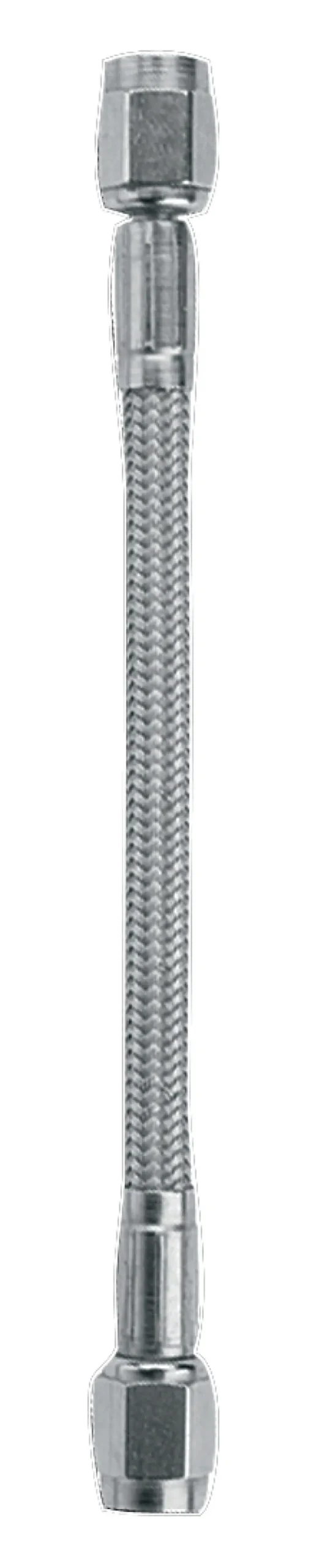 Fragola -3An Clear-Coated Straight Fitting Hose – 24-Inch Length 1