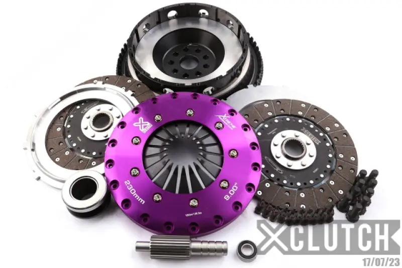 Xclutch Twin Organic Solid Disc Clutch Kit For 2008–2013 Bmw E92 M3 4.0L V8 – 9-Inch Diameter 1