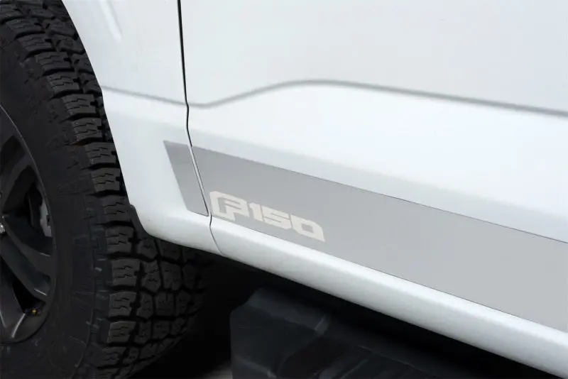 Putco Licensed Stainless Steel Rocker Panels For 2021 Ford F-150 Supercrew – 5.5-Foot Short Box, 4.25-Inch Height (12-Piece Set) 1
