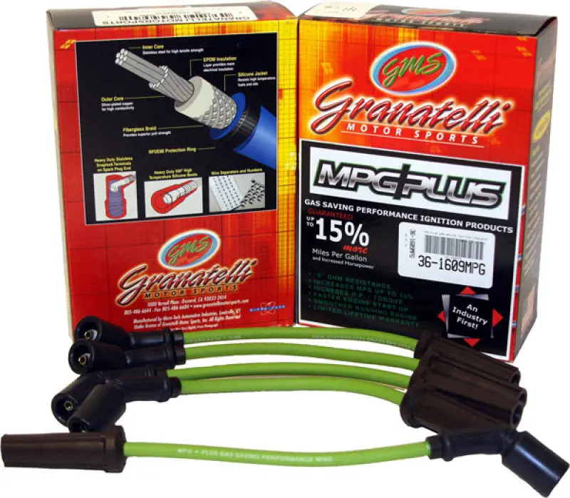 Granatelli Mpg Plus Ignition Wire Set For 1991–1993 Oldsmobile Cutlass Supreme 3.4L V6 1
