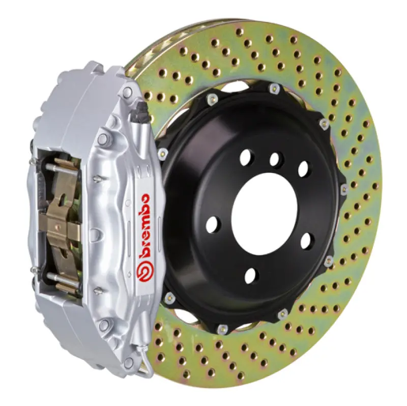 Brembo 92-98 318I/325I (Excl. Xdrive) Front Gt Bbk 6 Piston Cast 355X32 2Pc Rotor Drilled-Silver 1