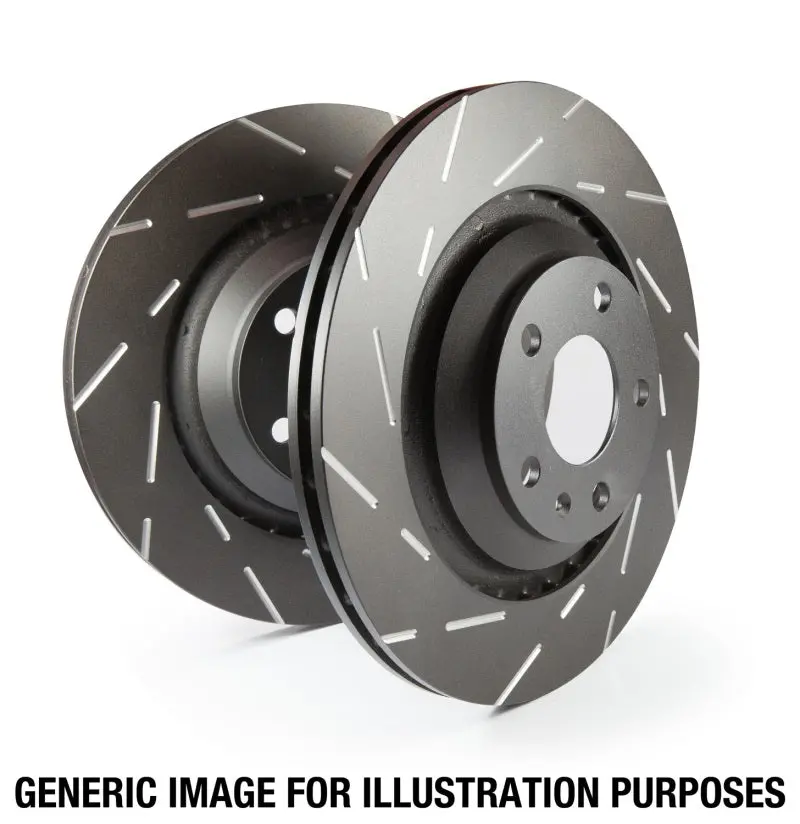 Ebc Usr Slotted Rear Brake Rotors For 2005–2007 Ford F-350 Super Duty – 5.4L Drw 4Wd Applications 1