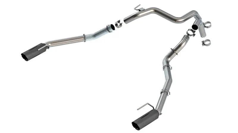 Borla Ceramic-Black Tailpipe Kit For 2024–2025 Ford Ranger Raptor – 2.75" Diameter, 4" Tip 1