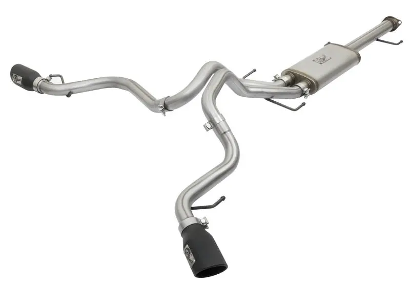 Afe Mach Force Xp Cat-Back Exhaust System – Dual 3" To 2.5" Stainless Steel, Black Tips, Fits 2007–2014 Toyota Fj Cruiser 4.0L 1