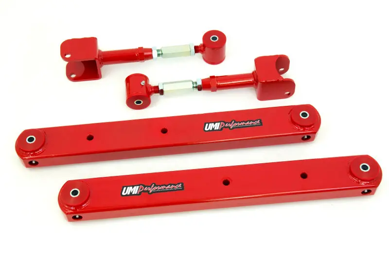 Umi Performance 64-67 Gm A-Body Rear Control Arm Kit Fully Boxed Lowers Adjustable Uppers 1