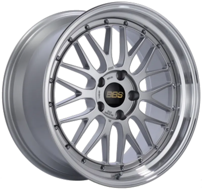 Bbs Lm Forged Alloy Wheel – 20X8.5 Inches, 5X114.3 Bolt Pattern, +30Mm Offset, Diamond Silver Face With Diamond-Cut Lip (Pfs/Clip Required, -82Mm Backspace) 1