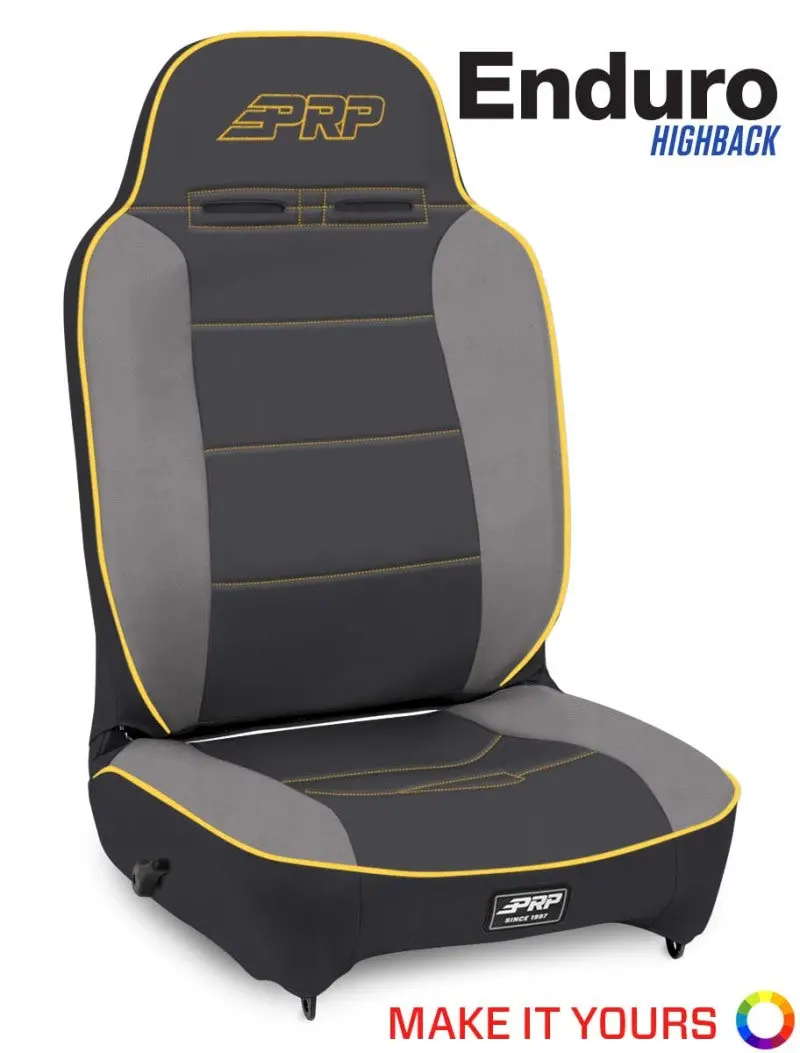 Prp Enduro High-Back Reclining Suspension Seat – 2" Extra-Tall Design (Driver Side) 1
