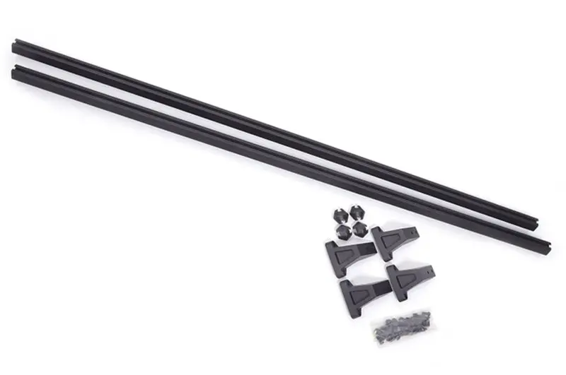 Deezee Universal Hex Series Cross Rails – 68-Inch Black Textured Cargo Management Kit 1