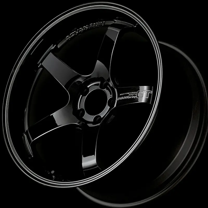 Advan Gt Premium Racing Wheel – 21X10.5", +15 Offset, 5X112 Bolt Pattern, 66.5Mm Center Bore, Gloss Black Finish 1