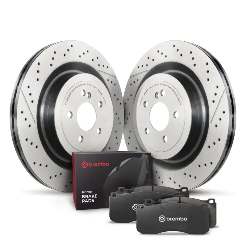 Brembo Oem-Style Rear Disc Brake Replacement Kit 1